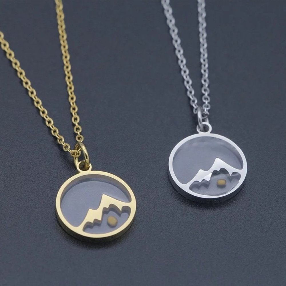 18k Gold Move Mountains Mustard Seed Necklace - Picture 6 of 13